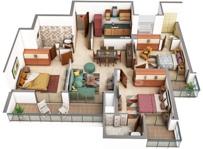 M3M Crown Floor Plan Image