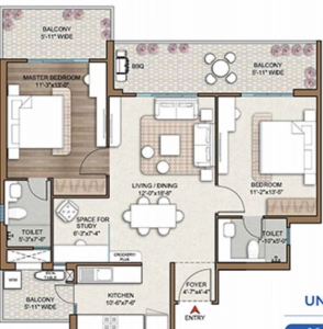 Smart World One DXP Floor Plan Image