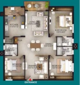 EIPL Apila Floor Plan - 2400 sq.ft. 