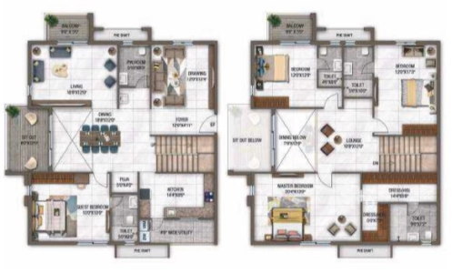 GHR Callisto Floor Plan - 3585 sq.ft. 