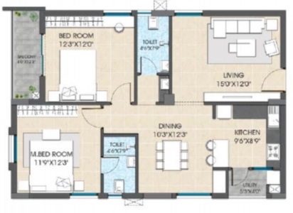 Hallmark Vesta Floor Plan Image