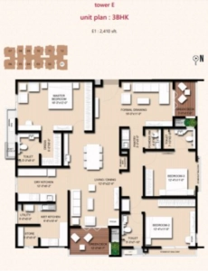 INDIS Viva City Floor Plan - 2548 sq.ft. 