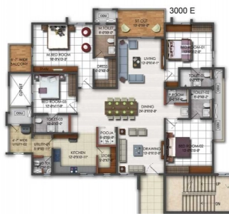 Rainbow vistas at rock garden Floor Plan Image