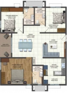 Brigade Citadel Phase 2 Floor Plan Image