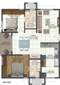 Brigade Citadel Phase 3 Floor Plan Image