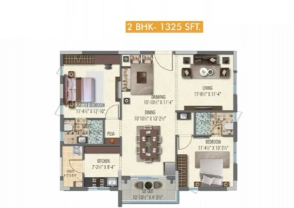 Hallmark Skyrena Floor Plan Image