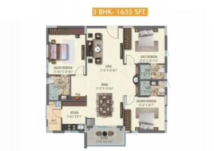 Hallmark Skyrena Floor Plan Image