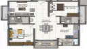 Rajapushpa imperia Floor Plan Image