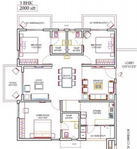 Visions arsha Floor Plan Image