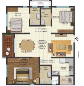 Cybercity west brook Floor Plan Image