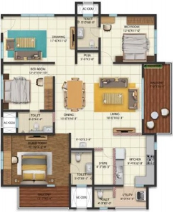 Cybercity west brook Floor Plan Image