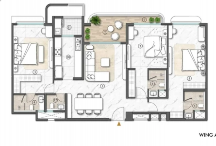 Lodha Acenza Floor Plan Image