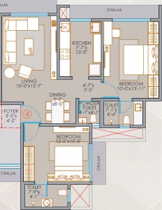 Veena Synergy Floor Plan Image