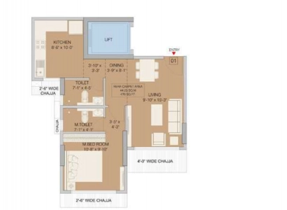 Ruparel  Orion Floor Plan Image