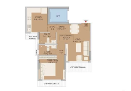 Ruparel  Orion Floor Plan Image