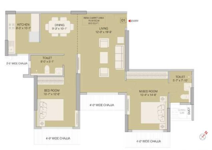 Ruparel  Orion Floor Plan Image