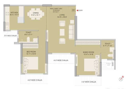 Ruparel  Orion Floor Plan Image