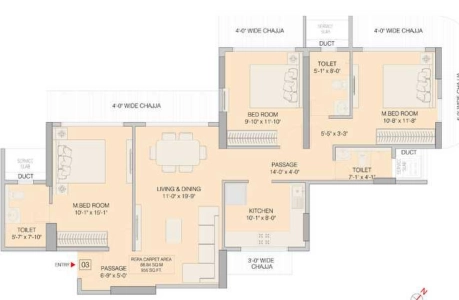 Ruparel  Orion Floor Plan Image