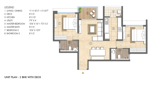 Lodha Woods Floor Plan Image