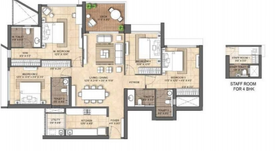 Lodha Solitaire Floor Plan Image