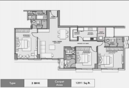 Lodha Seaview Floor Plan Image