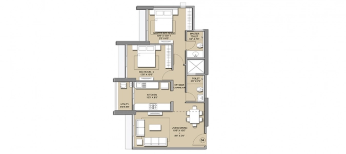 Lodha Primo Floor Plan Image