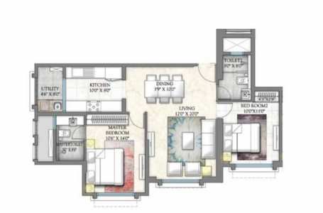 Lodha Bellagio Floor Plan Image