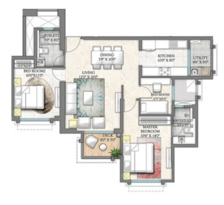 Lodha Bellagio Floor Plan Image