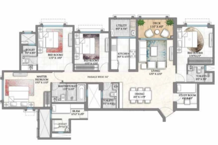 Lodha Bellagio Floor Plan Image