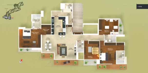 Ajmera Aeon Floor Plan Image