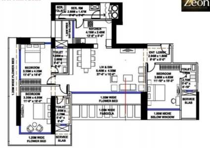 Ajmera Zeon Floor Plan Image