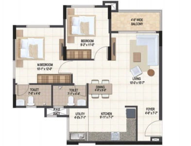 Sankalp Temple Trees Floor Plan Image