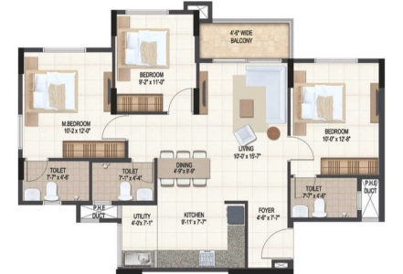 Sankalp Temple Trees Floor Plan Image