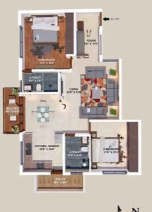 Aakar Acropolis Block C Floor Plan Image