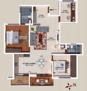 Aakar Acropolis Block C Floor Plan Image