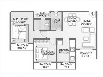 Samuday Palacia I Greens Floor Plan Image