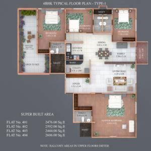 Pramur Aster Floor Plan Image