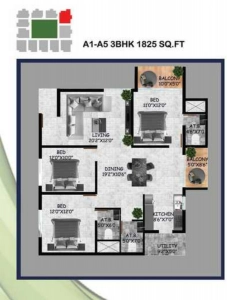 M Pro Rathasapthami Heights Floor Plan Image