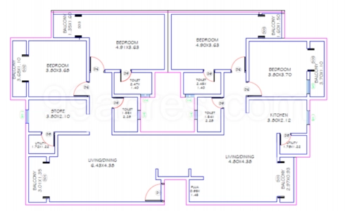 Gravity One Viaana Floor Plan Image