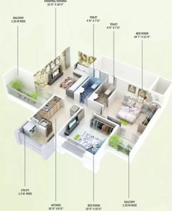 Krishna Leela 2 Floor Plan Image