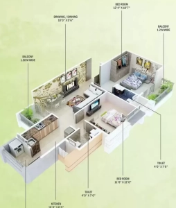 Krishna Leela 2 Floor Plan Image