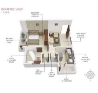 Leverage Ruby Floor Plan Image