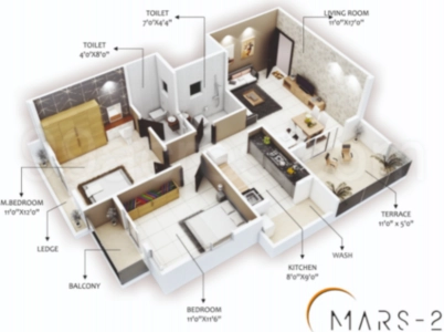 Dhuni Mars 2 Floor Plan Image