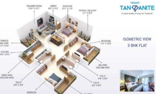 Nanis vedant Tanzanite Floor Plan Image