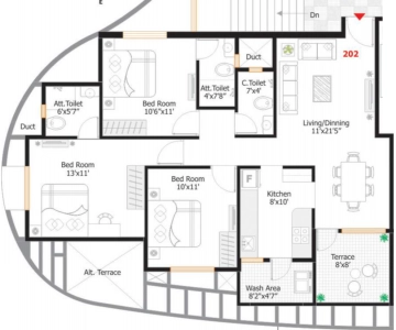 Prayag Galaxy Floor Plan Image