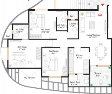 Prayag Galaxy Floor Plan Image