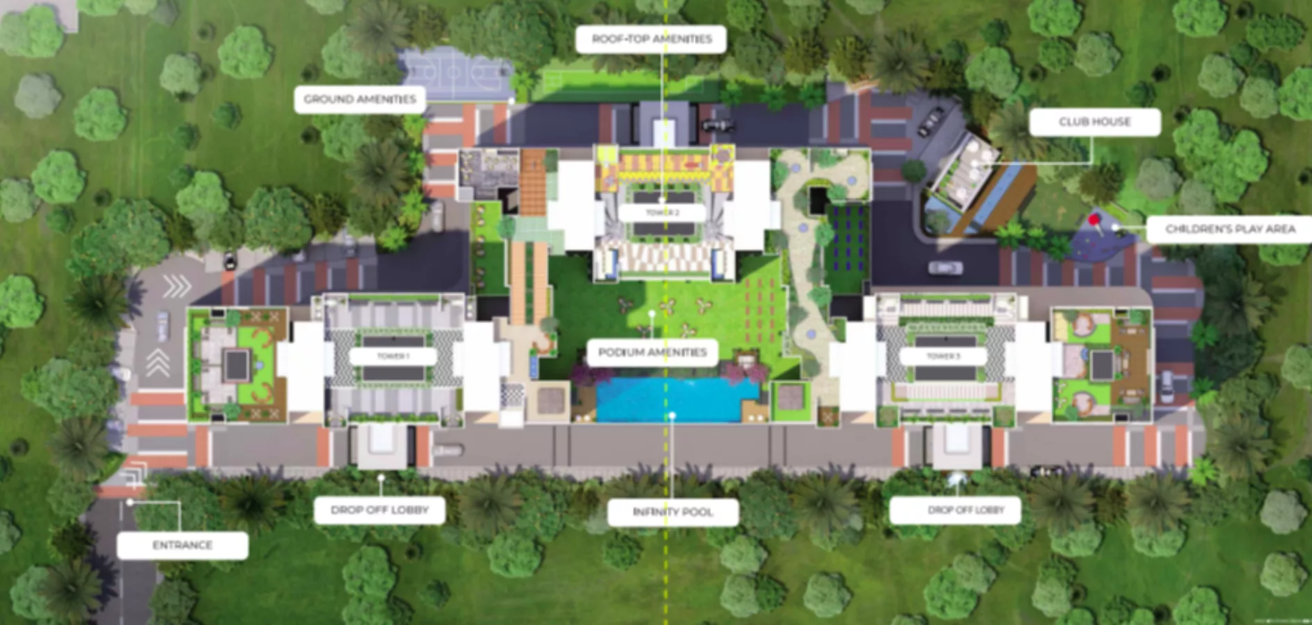 Kumar Parth Tower Master Plan