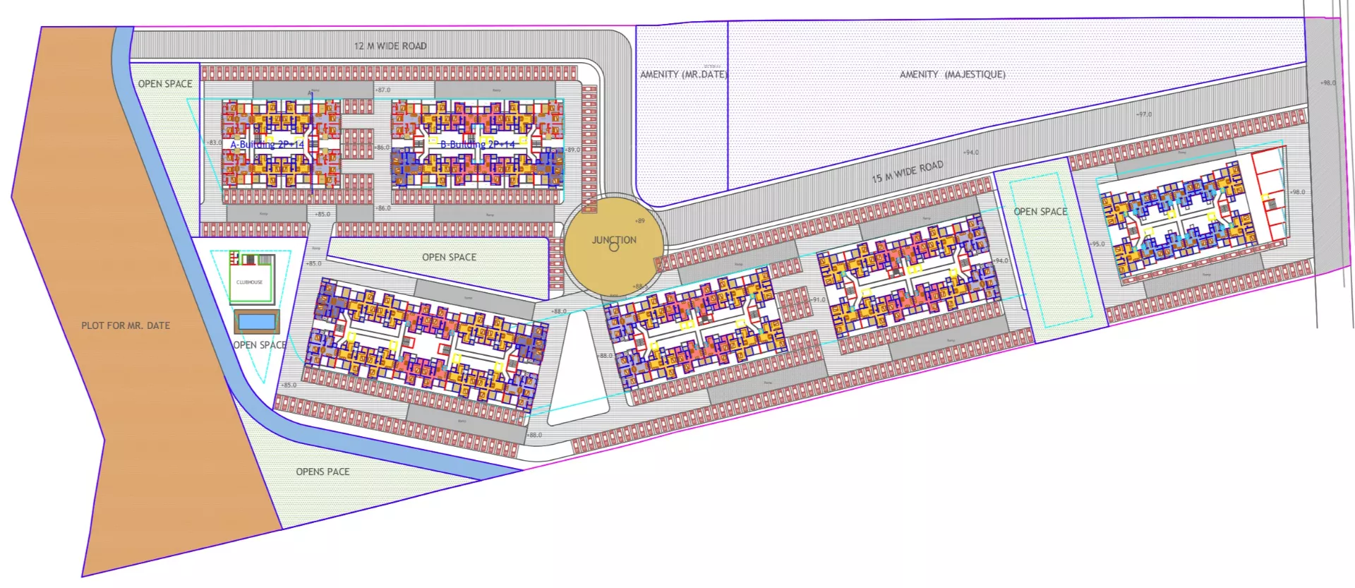 Majestique Towers Master Plan